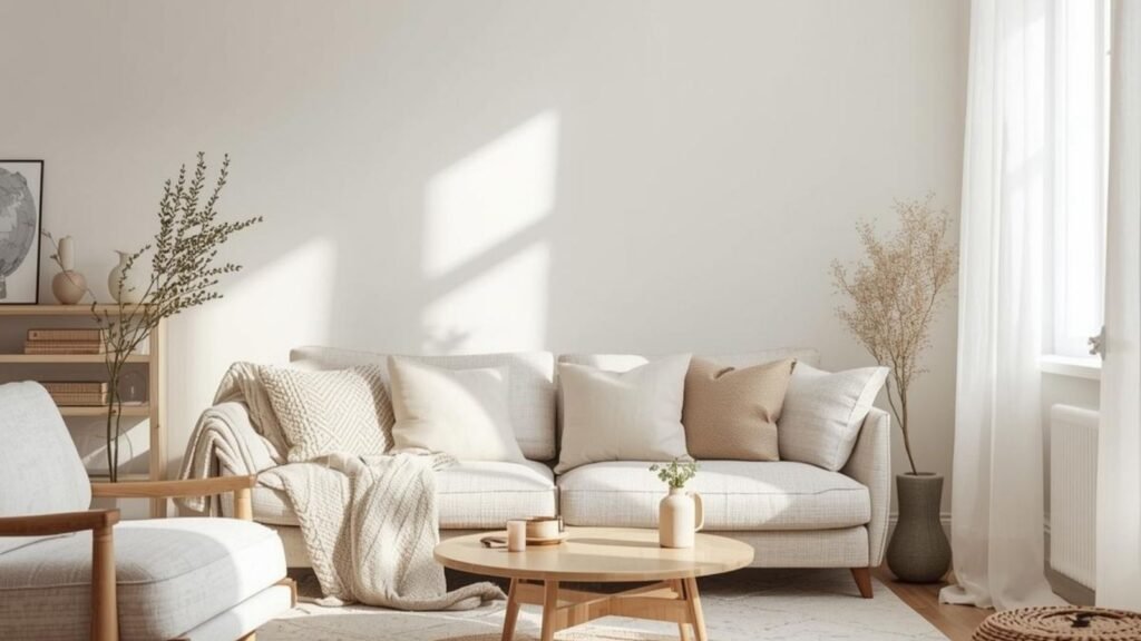 A calm home interior representing how fewer food decisions make daily life feel lighter.