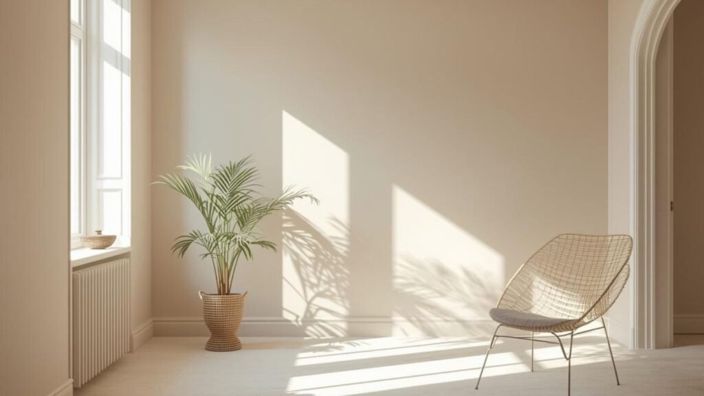 A calm home environment representing how simple living protects energy over time.
